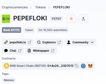 pepe_floki's tweet photo. 5.2k holders and 10k people watching #pepefloki on @CoinMarketCap 

#bullish #pepefloki #pepef https://t.co/W6rHv0RsKX