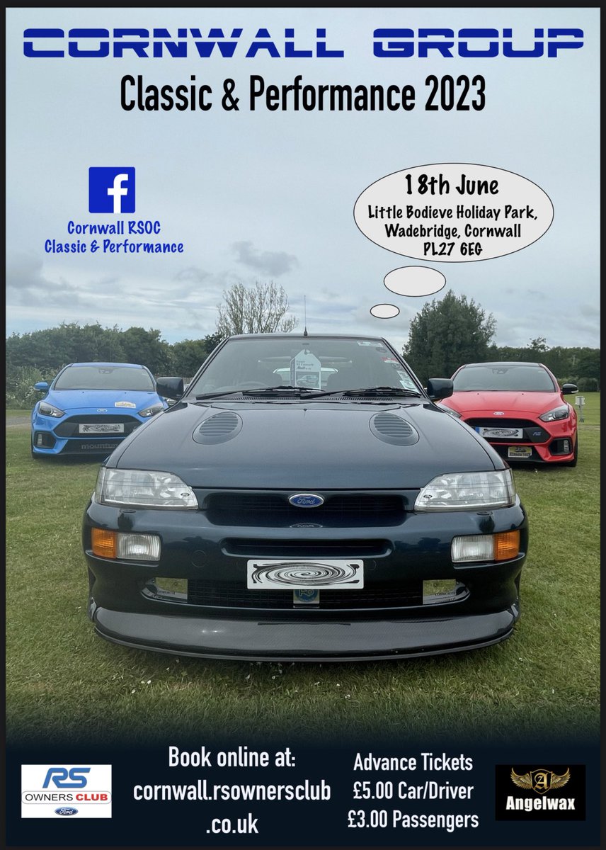 Save the date - June 18th, then head to our event in Cornwall.
Tickets available in advance at cornwall.rsownersclub.co.uk