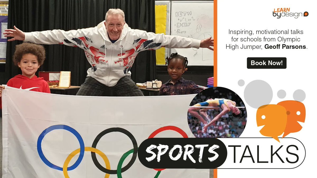 #Kent Schools 📣 Looking to motivate your students before the end of the #school year? Book an #inspirationaltalk for June 8th! From #Olympian to businessman, Geoff knows what it takes to overcome fears, build resilience & fight for #success 👏 Book 👇 buff.ly/2GLMUR5