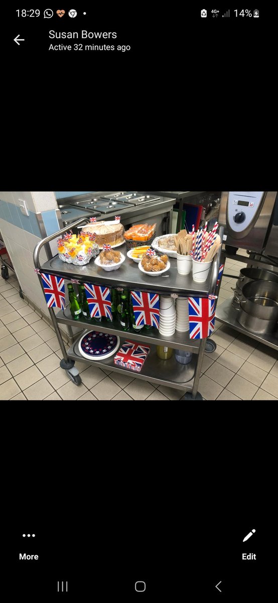 mummywilldan's tweet photo. Coronation Ready for our Patients 🎉 Team Opal House❤️ over the last couple of weeks we all pulled together to make this happen 👏 kitchen staff.. Nursing staff... Domestics... We all made this happen👏👏👏 https://t.co/ZYP5svms17