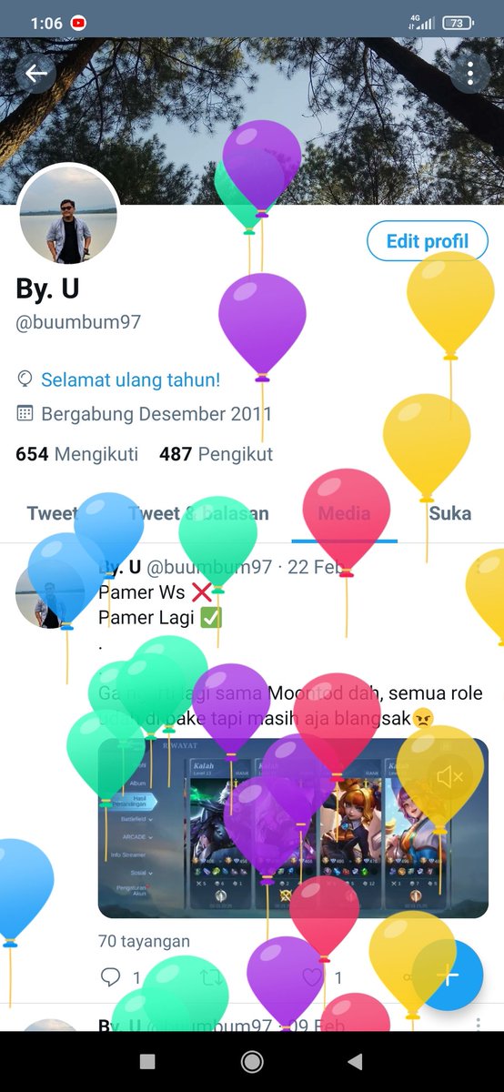 Lucu nya ada balon" Nya 😍😍