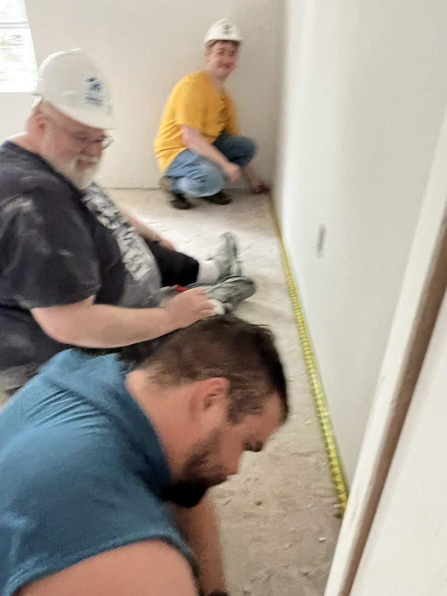 The Capital Bears had great volunteering on a Habitat for Humanity home build. Our construction manager, Colton, was a great help and very patient with us all. #capitalbears #dsmbears #lgbtq #capitalbearsgiveback