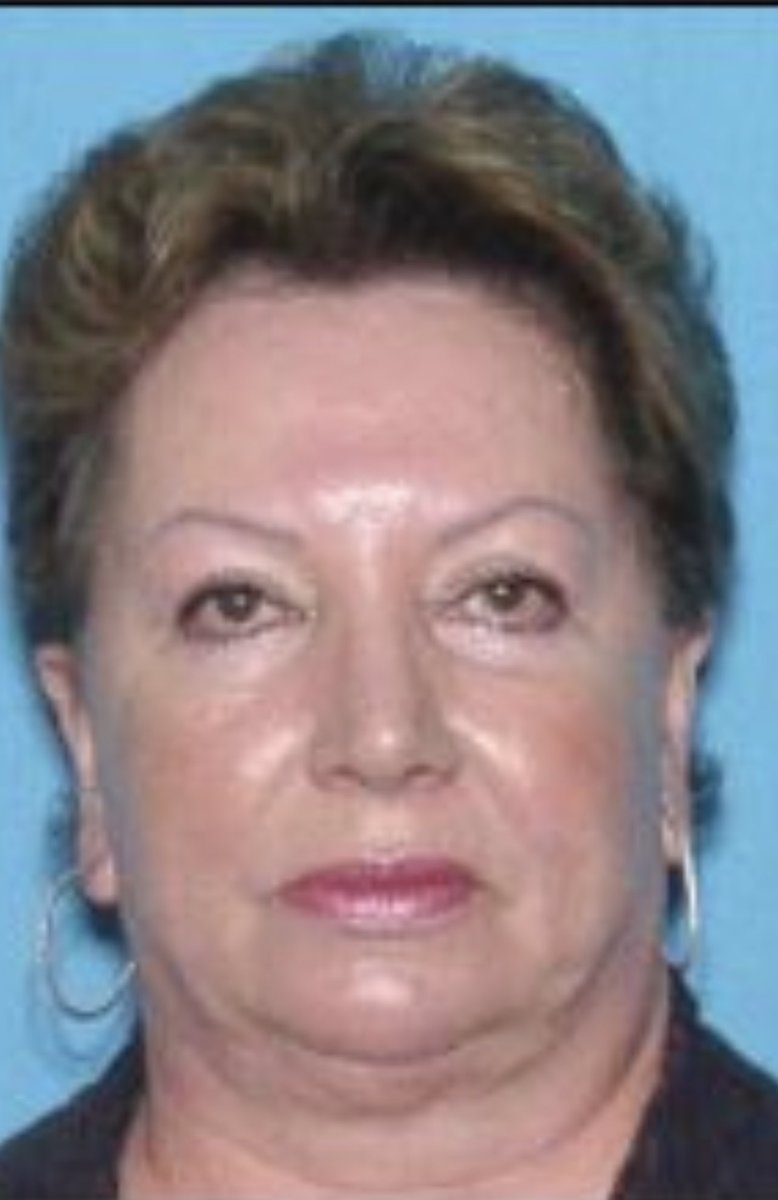 PBCountySheriff's tweet photo. 🚨URGENT: #Missing Endangered Adult! Elena Litvinenko, DOB: 03/13/1948, with moderate dementia, last seen on 5/6/23 at 6 AM. Brown hair w/ gray, brown eyes, wearing dark top, green shorts. Contact PBSO 561-688-3400 or local law enforcement if you have info. Pls RT! #HelpFindElena https://t.co/MSPnP32kRu