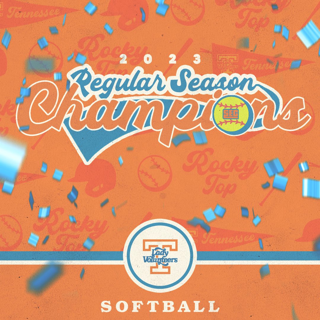 ROCKY TOP TO THE TOP 🏆

<a href="/Vol_Softball/">Tennessee Softball</a> claims the 2023 #SECSB regular season title!