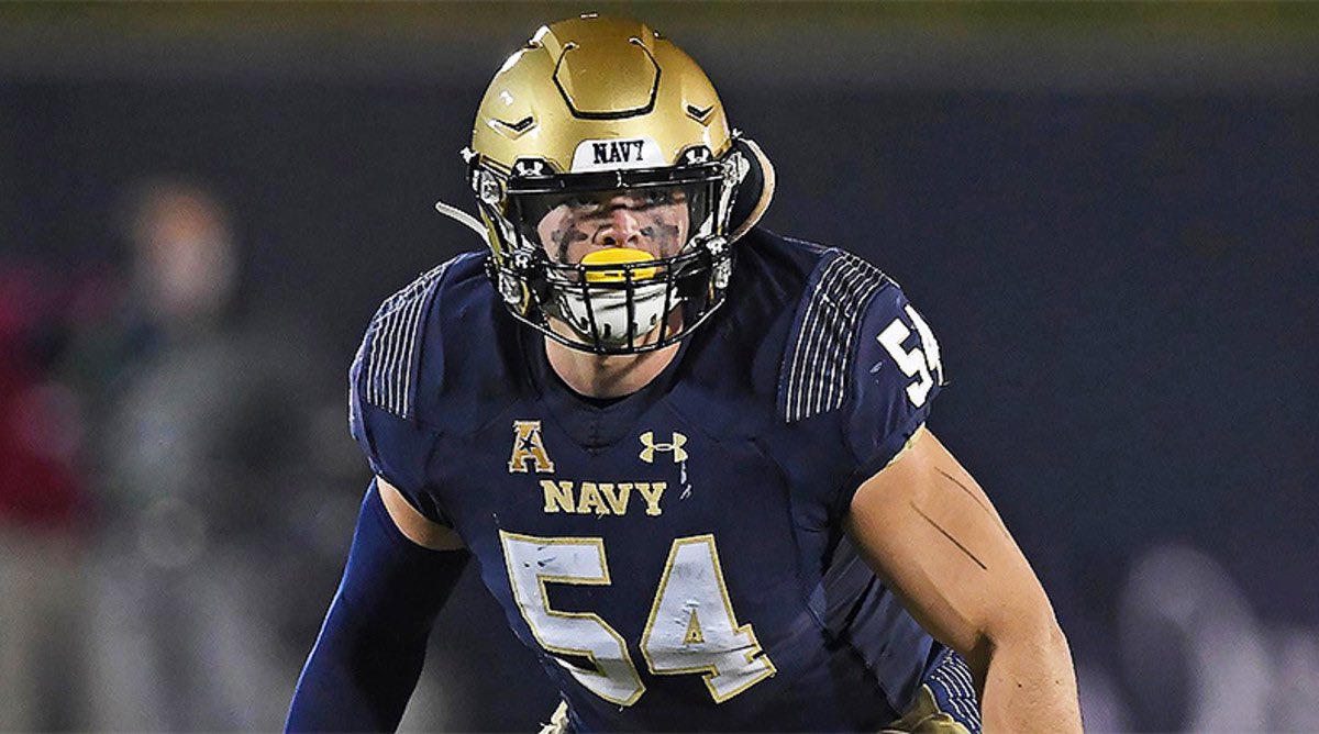 #AGTG After a great conversation with <a href="/CoachLaurendine/">Tommy Laurendine</a> I am thankful to receive a D1 offer to The United States Naval Academy!! <a href="/NavyFBrecruit/">Navy Football Recruiting</a> <a href="/CoachRickyBrown/">Ricky Brown</a> <a href="/PJVolker/">PJ Volker</a> <a href="/mcgeheeben32/">Coach Mc</a> <a href="/KehoeCoach/">Coach Kehoe</a>