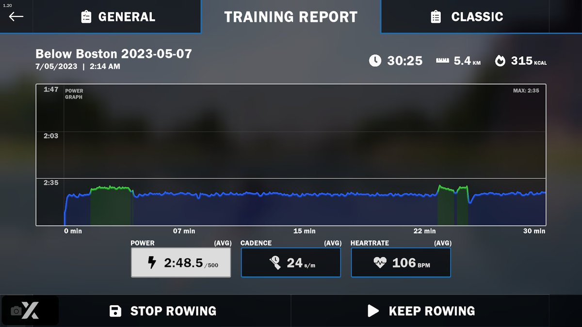 ozbob13's tweet photo. #trainingrow 5.4km 500m and 350m sprints
30min 25 secs https://t.co/XScvgYMUv3