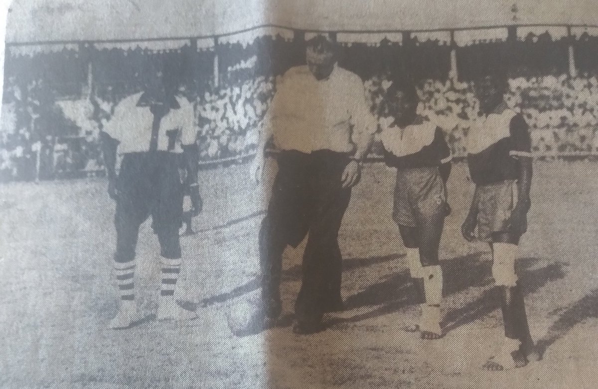 TettehFrank's tweet photo. Sir Stanley Matthews with my grandfather Stanley Charles Mensah-Tetteh— Father of colts football in Ghana in the year 1957.

@Kootsebi @GSportsHistory https://t.co/pf8cbdk8K0