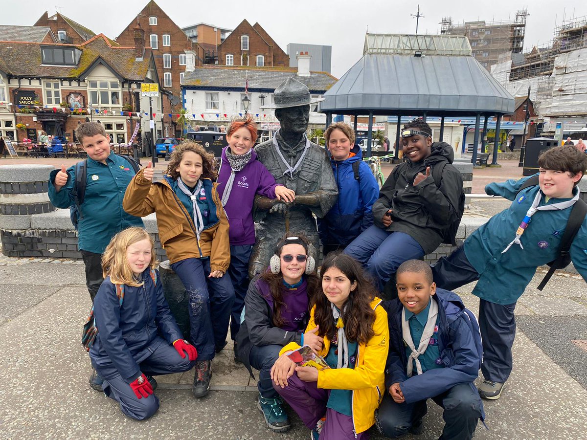 Great to meet BP on our adventure! #SkillsForLife @Scouts <a href="/LewishamScouts/">Lewisham Scouts</a> <a href="/SouthLDNScouts/">South London Scouts</a>