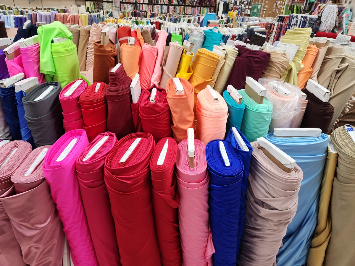 swish_kitty's tweet photo. Oooo look at all this local fabric 🥰 I can't wait to make some swimsuits https://t.co/vONFfIHWmp