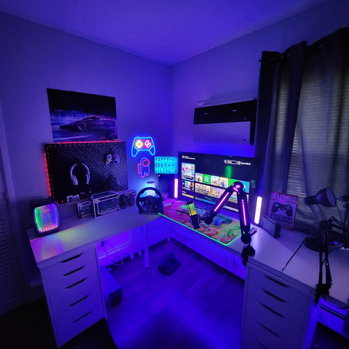 IAM_THETRUTH7's tweet photo. Sorry no stream last night I was busy doing Lil truths new gaming set up for his birthday...he loves it!
I will be live tonight playing games and watching #UFC288 come chill and chat its gonna be a good night 
#twitch #TwitchStreamers #streamer #youtube #twitchaffiliate #SmallStreamersConnectRT #SupportSmallStreamers #SmallStreamerConnect #YoutubeLive #Warzone2 #fortnite