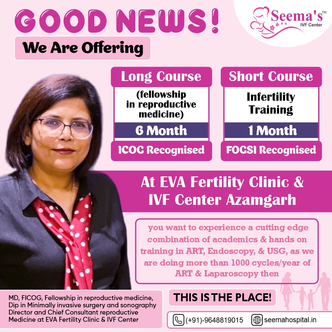 Infertilitidoc's tweet photo. If you are interested in doing a fellowship in reproductive medicine, then you can join us.
Duration of fellowship: 6 months
Duration of infertility training course FOGSI Recognised: 1 month
For more details:- ๐+91-9793097440
fellowship #infertilitytraining #icog #fogsi #art https://t.co/8s81FigTtz
