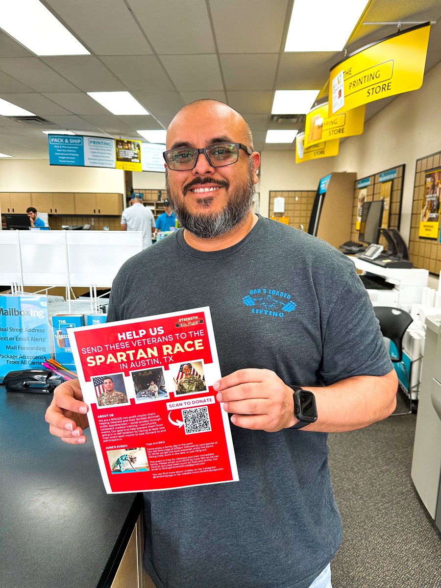 Flyers are printed! See them around town? Take a pic + tag us :)

Scan the QR code to help send these vets to the Spartan Race: May 21st 💪🏽 Details for our June Yoga/ BBQ event is on there as well. Make sure you RSVP.

#veterancharity #veterannonprofit #boernetx #boernetexas