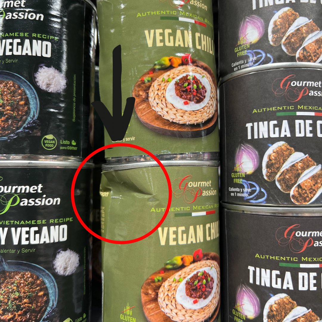 elmundodeunenf1's tweet photo. Importante: si vas a comprar y ves una lata así, no la dejes donde estaba, avisa para que la retiren, por qué? https://t.co/AkAQV0X2r4