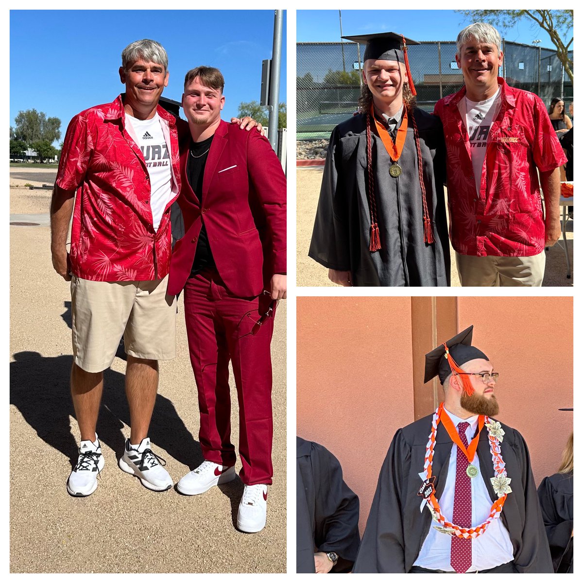 Proud of my guys and all @O_U_A_Z graduates 🎓!!!  Way to go @OUAZFootball 🙌.  #ThisIsWinning #DoGreatThings #GameDay #WeAreOUAZ #GoGetEm🐺