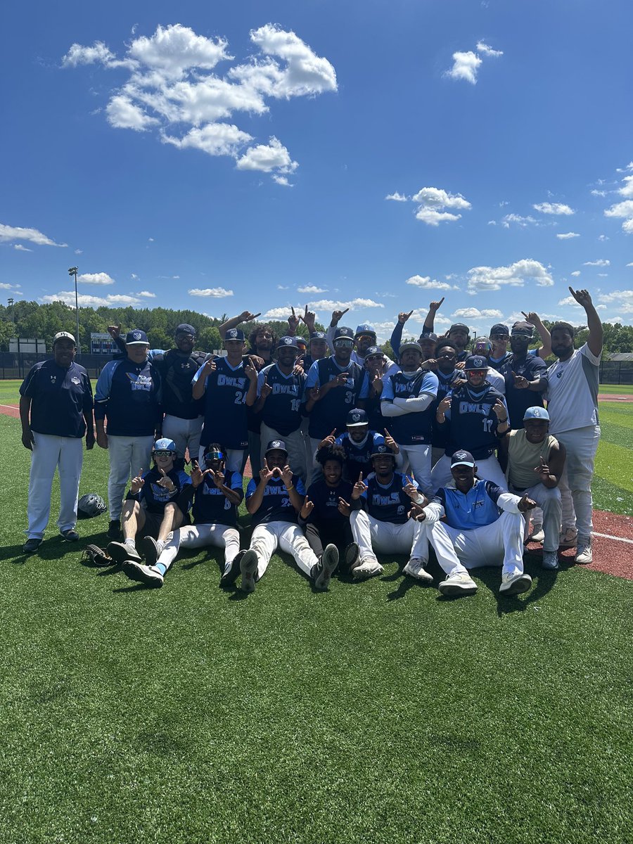 Congrats @pgcc_baseball - @NJCAARegion20 DIII Winner!! @CoachTinez gets it done in year one as head coach of the program with an 8-3 game three victory over CCAC! #OwlNation🦉