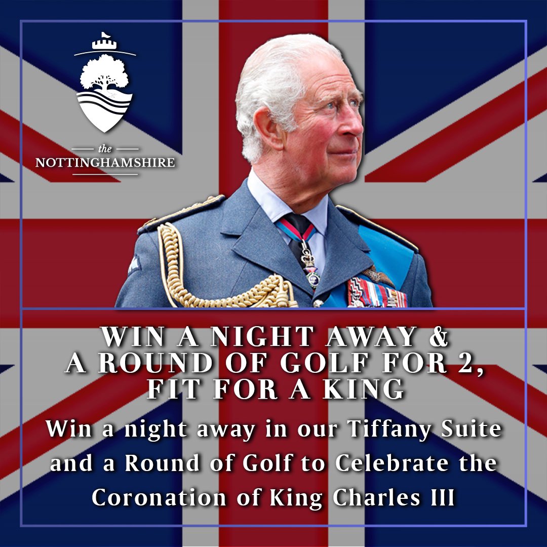 🇬🇧CORONATION GIVEAWAY🇬🇧

To celebrate the momentous occasion of the #Coronation of our King Charles III, we are delighted to giveaway a night, fit for royalty in our Tiffany Suite &amp; a round of golf for two people 🇬🇧⛳️👑

To be in with a chance on winning this rather regal prize,