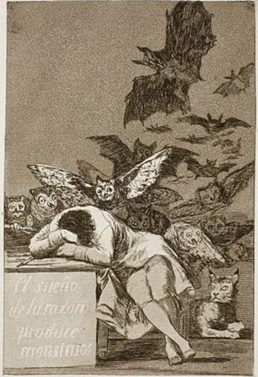 Aklın uykusu canavarlar üretir.

Goya

#philosophyofmind
