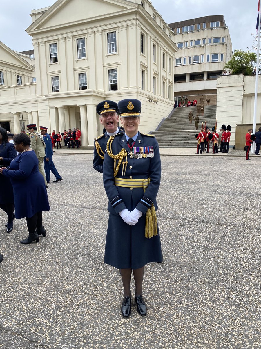 Director General Defence Medical Services (@clarewaltonraf) on Twitter photo Preparing to march in the Coronation parade today only to be photobombed by the RAF Chaplain-in-Chief! β¦The RAF contingent looked absolutely stunning. A proud day for us all. β¦<a href="/RoyalAirForce/">Royal Air Force</a>β© β¦<a href="/ChiefofAirStaff/">ACM Sir Rich Knighton</a>β© Preparing to march in the Coronation parade today only to be photobombed by the RAF Chaplain-in-Chief! β¦The RAF contingent looked absolutely stunning. A proud day for us all. β¦<a href="/RoyalAirForce/">Royal Air Force</a>β© β¦<a href="/ChiefofAirStaff/">ACM Sir Rich Knighton</a>β©