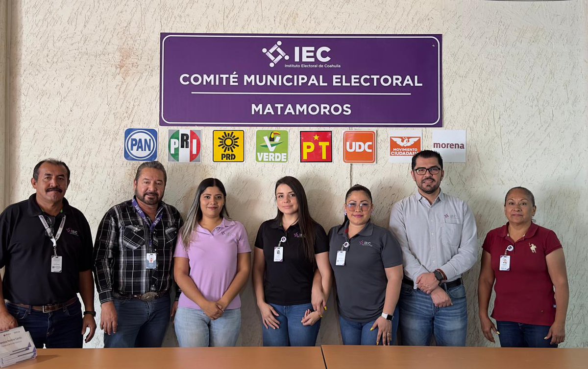 IEC_Coahuila's tweet photo. #IECInforma |
El Secretario Ejecutivo @Jorge_dlp visitó el Comité Municipal de @MatamorosIec, para dar seguimiento y verificar las actividades que se están realizando en el marco del Proceso Electoral Local 2023 en #Coahuila. https://t.co/JPzvtZfLwL