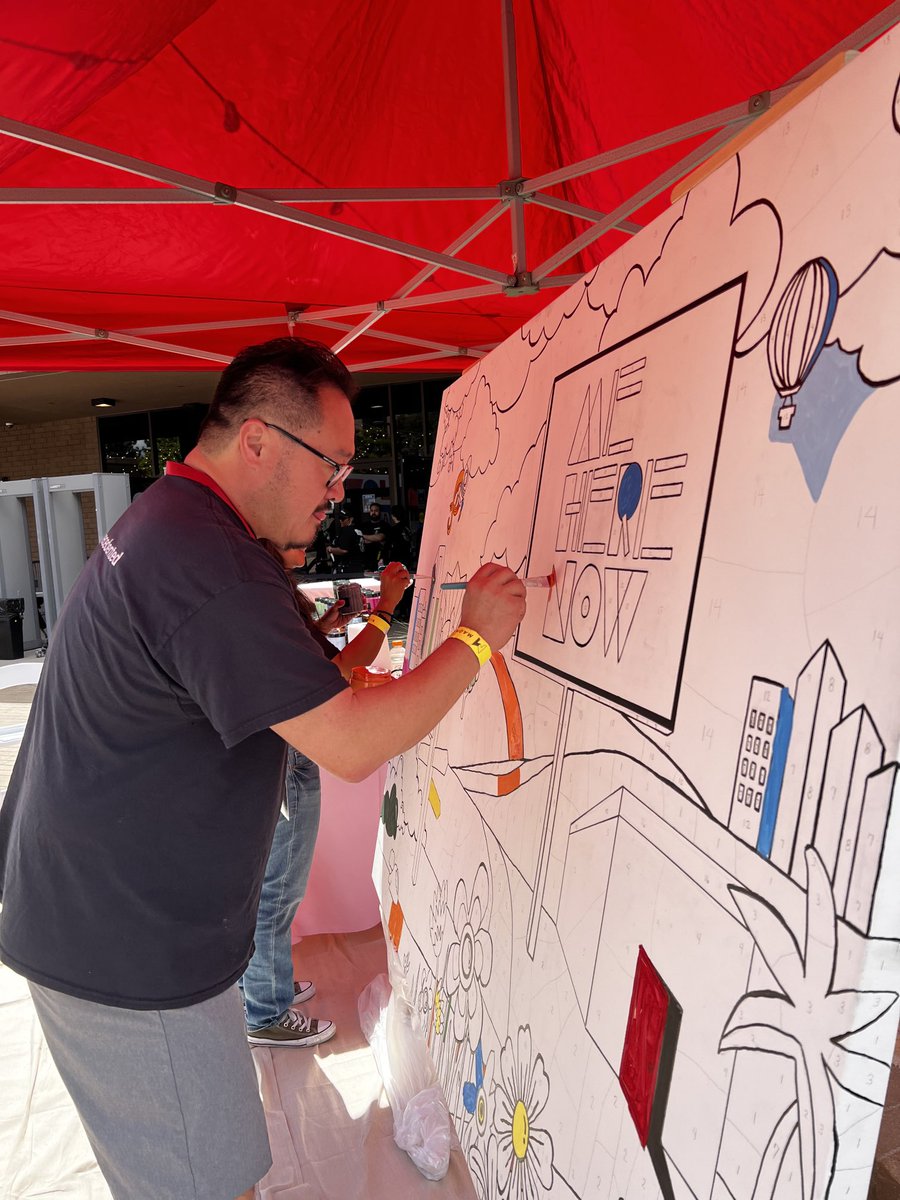 Whoops!!  Look who found the paints!! ⁦<a href="/CajonValleyUSD/">CajonValleyUSD</a>⁩ ⁦<a href="/TEDxKidsElCajon/">@tedxkidselcajon</a>⁩