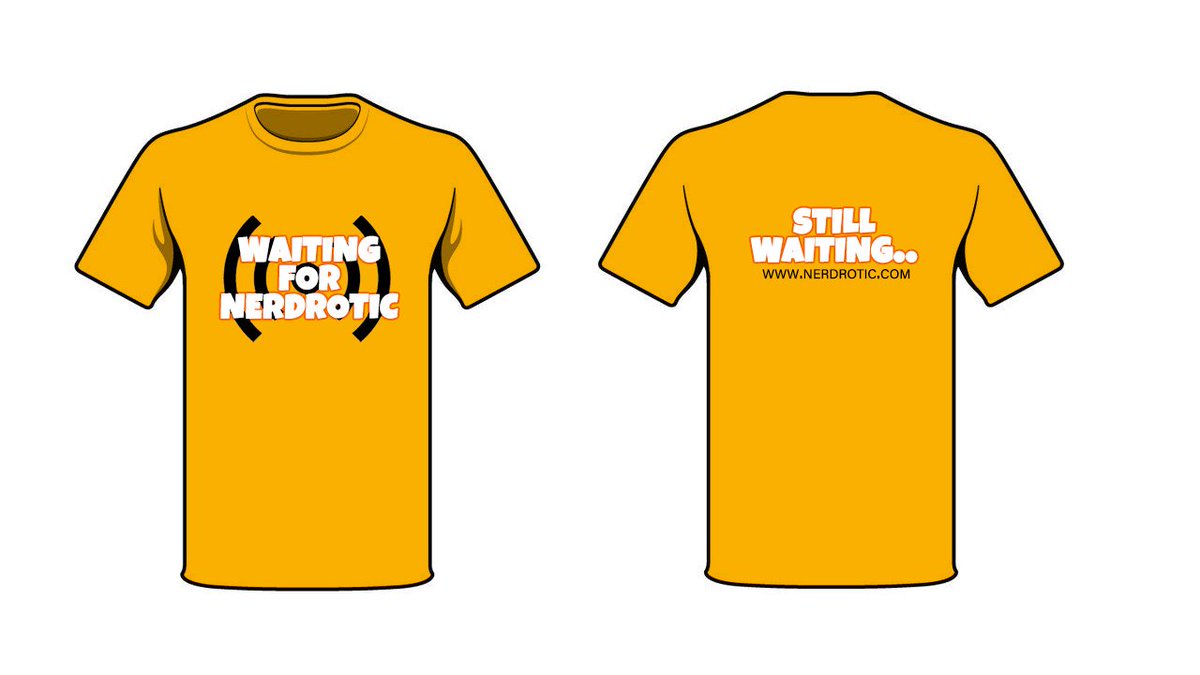 cj_rebelink's tweet image. Buy yours today!  (t-shirts don&apos;t really exist)

All proceeds will go to purchasing a motorized walker for Gary!  Call now, operators are standing by!
1-800-Git-Fast  #WaitingForNerdrotic