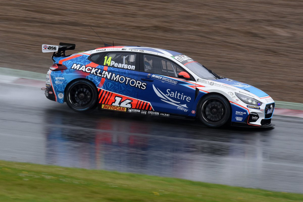 RonanPearson14's tweet photo. Quali - P10✊🏻

We made the Q2 shootout in only my second weekend. Delighted with that!😮‍💨

Very tricky conditions that’s for sure, sacrificed our Q2 tyres to make sure we guaranteed a top-ten start for tomorrow.

EXCELR8 Motorsport I Macklin Motors I Saltire Energy 

#RP14 #BTCC https://t.co/fPx6SnqupV
