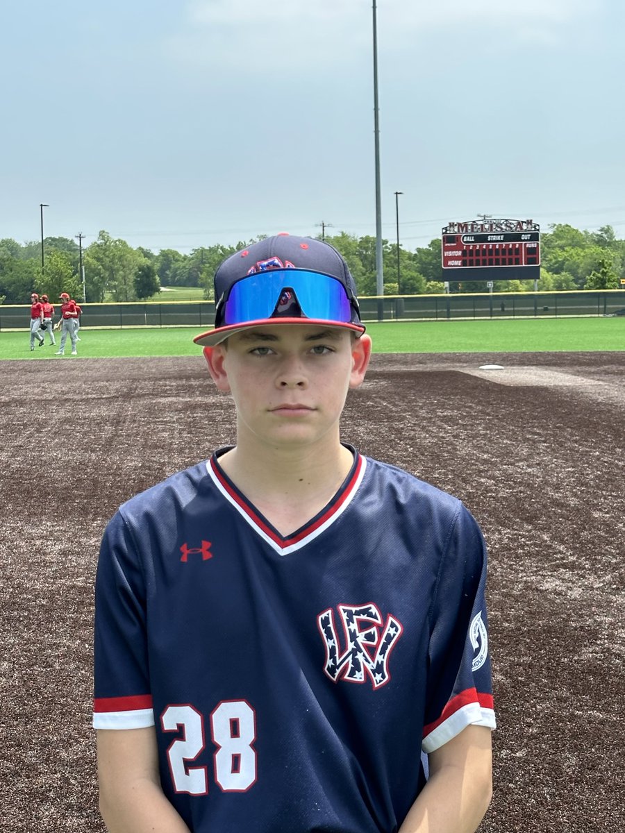 FiveToolYouth's tweet photo. #Texas20 F: @WowFactorNation Southwest 2027 5, Texas Angels 14U Libson 2 
PoG: JP Malone 4 IP, 3K, 3H, ER
Hitter: Jace Henrich 2-2, RBI, 2R, BB | Cooper Messick
2-3, 2 RBI https://t.co/HxuSnsLmna