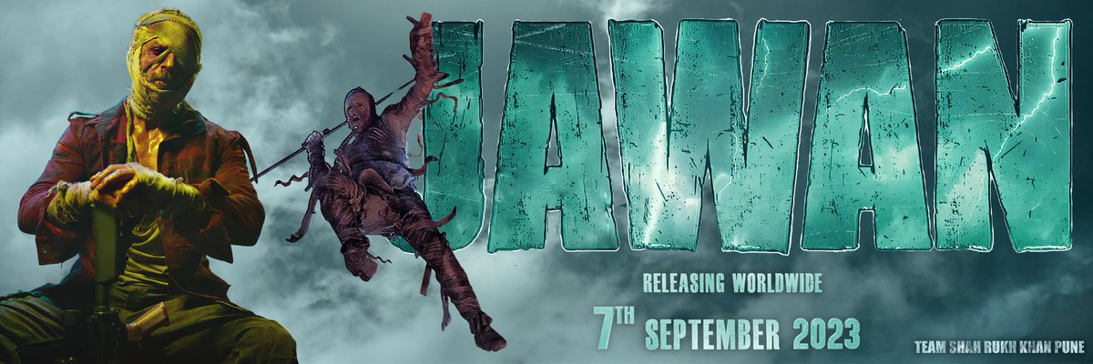 teamsrkpune's tweet image. Twitter header for all the #Jawan's 
#JawanTeaser #JawanUpdate #Jawan7September #ShahRukhKhan #Atlee #VijaySethupathi #Nayanthara #SRK