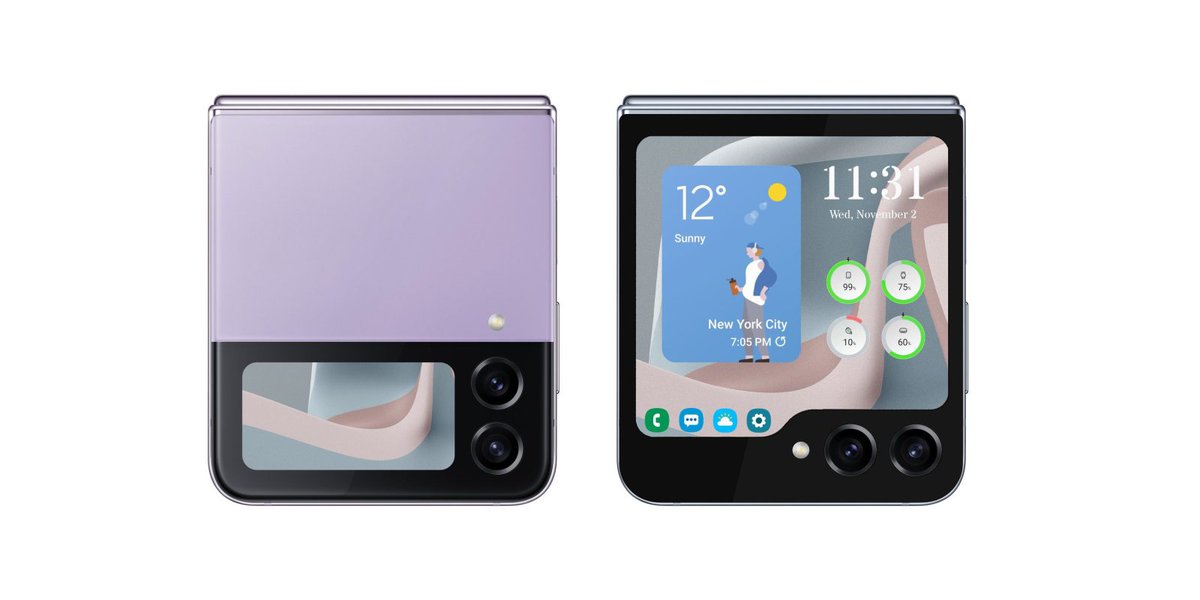 OnlyTechAE on Twitter: "#samsungzflip5 case leaked out looks like the
