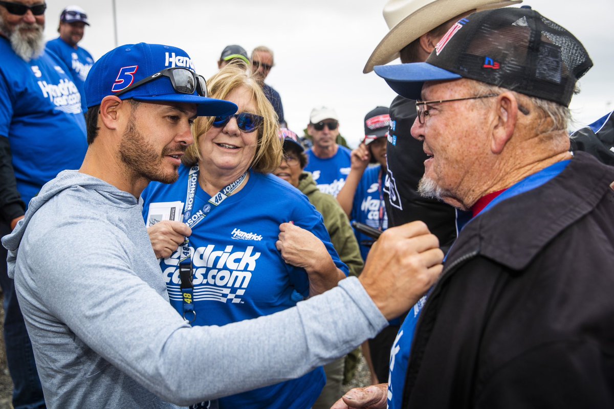 Have you ever dreamed of meeting <a href="/KyleLarsonRacin/">Kyle Larson</a> at a <a href="/NASCAR/">NASCAR</a> race? Well, now you can!  🤯

When you purchase a Sunday ticket at the Turn 9 Terrace you'll receive a FREE Saturday ticket to the FIRST-EVER @NASCAR_Xfinity Series race and you'll get to hang out with Yung Money for