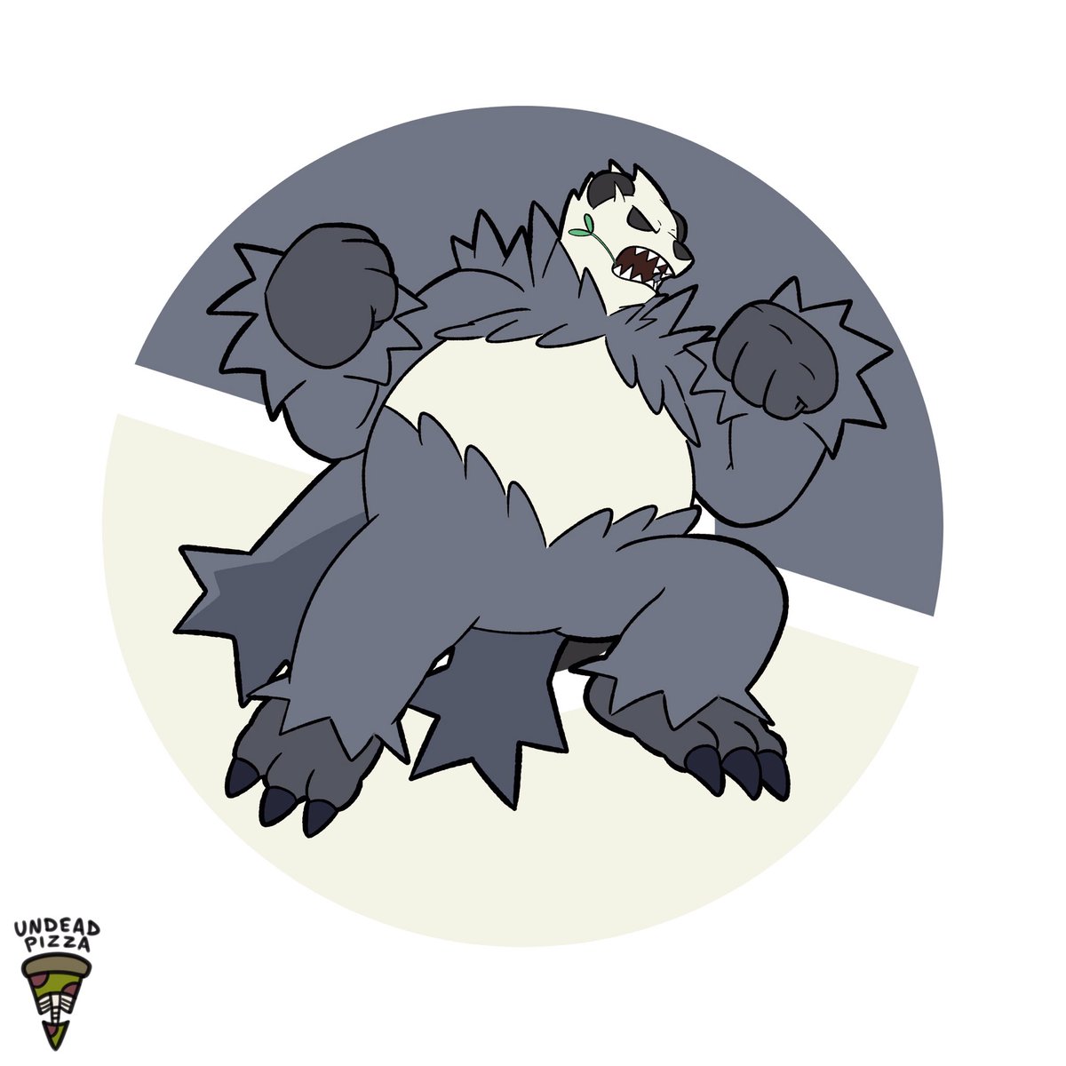 undeadpizza_'s tweet image. Apparently 5/6 is Pangoro Day!🐼
Finished a sketch I made a while ago for the occasion ✏️✨
#ゴロンダの日 #ゴロンダ #Pangoro #Pokemon #pokemonfanart