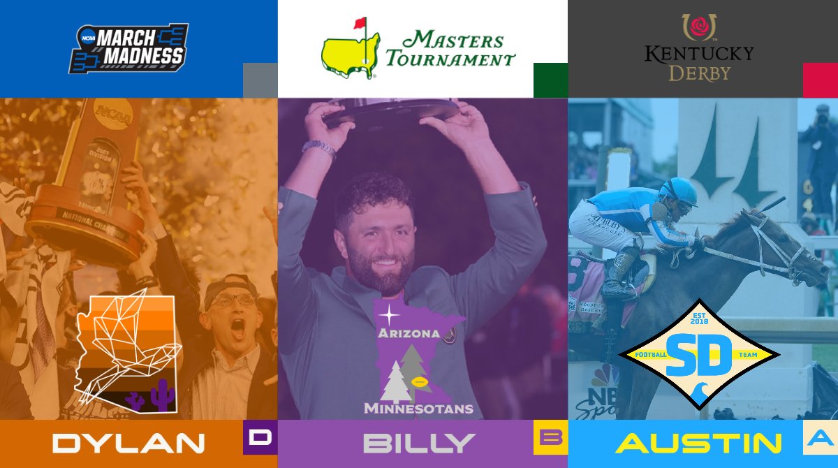 FantasyRippers's tweet photo. Our champions for each event, which determined our 2023 Fantasy Draft Order 🏀⛳️🐴

#FantasyFootball | #FantasyDraftOrder https://t.co/SSy2bBPl1s