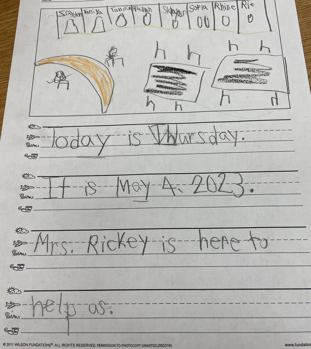 I love volunteering at <a href="/freeman_bears/">Rachel Freeman School of Engineering</a> in kindergarten with Mrs Audrey Stanley. The kids love to learn #volunteer