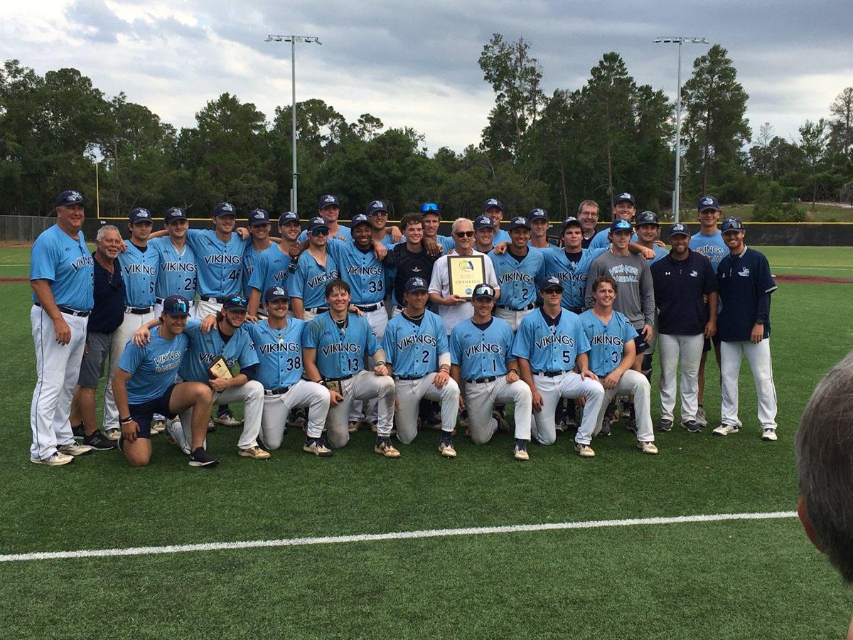 Vikings defeat Palm Beach State 2-0 to win the FCSAA D2 STATE CHAMPIONSHIP! Jarrett Maresco threw a complete game 2 hit shutout for the Win.