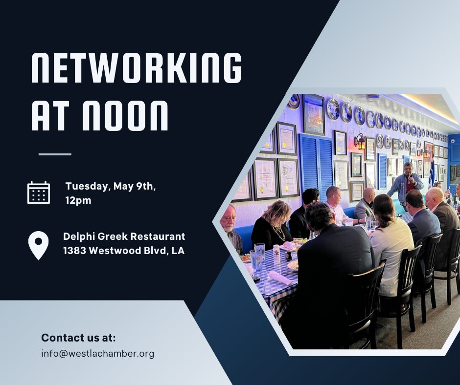 Join us for Networking at Noon!