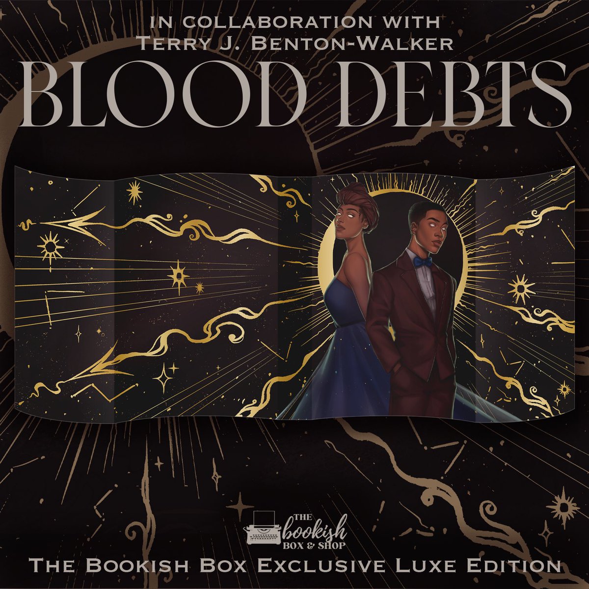 I had so much fun working with <a href="/Thebookishbox/">The Bookish Box</a> on the exclusive LUXE edition of BLOOD DEBTS for May’s Curses and Charms YA book box! 

Head over to thebookishshop.com to reserve yours now—oh, and they’re all signed! Get in on this while supplies last!!