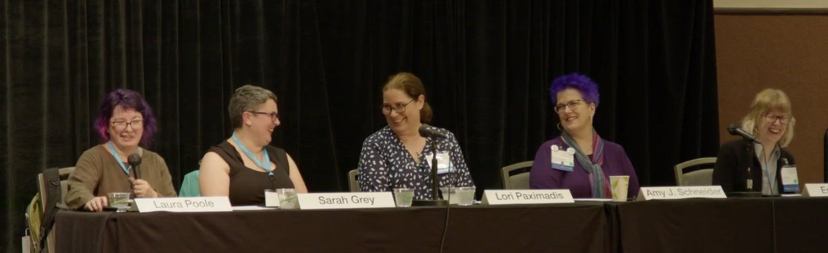 I could not be happier than I am right now, talking about how to level up your business with my dear friends from the Quad. @EdsGuild #EdsGuild2023 @virtuallori @ebrenner @lepoole @GreyEditing