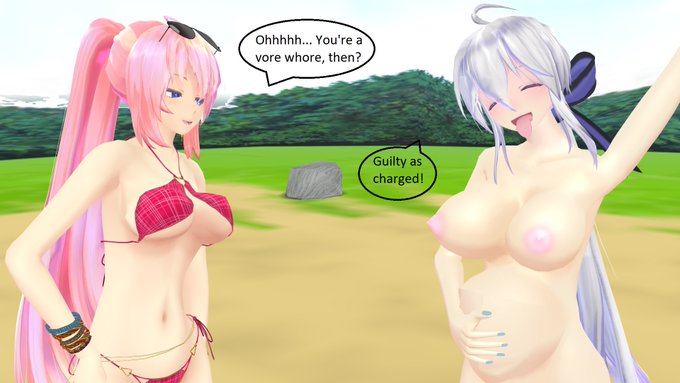 In worlds where #vore is celebrated the way it ought to be, this conversation should happen often, imo<a href="/tag/vore"class="tags">#vore</a>