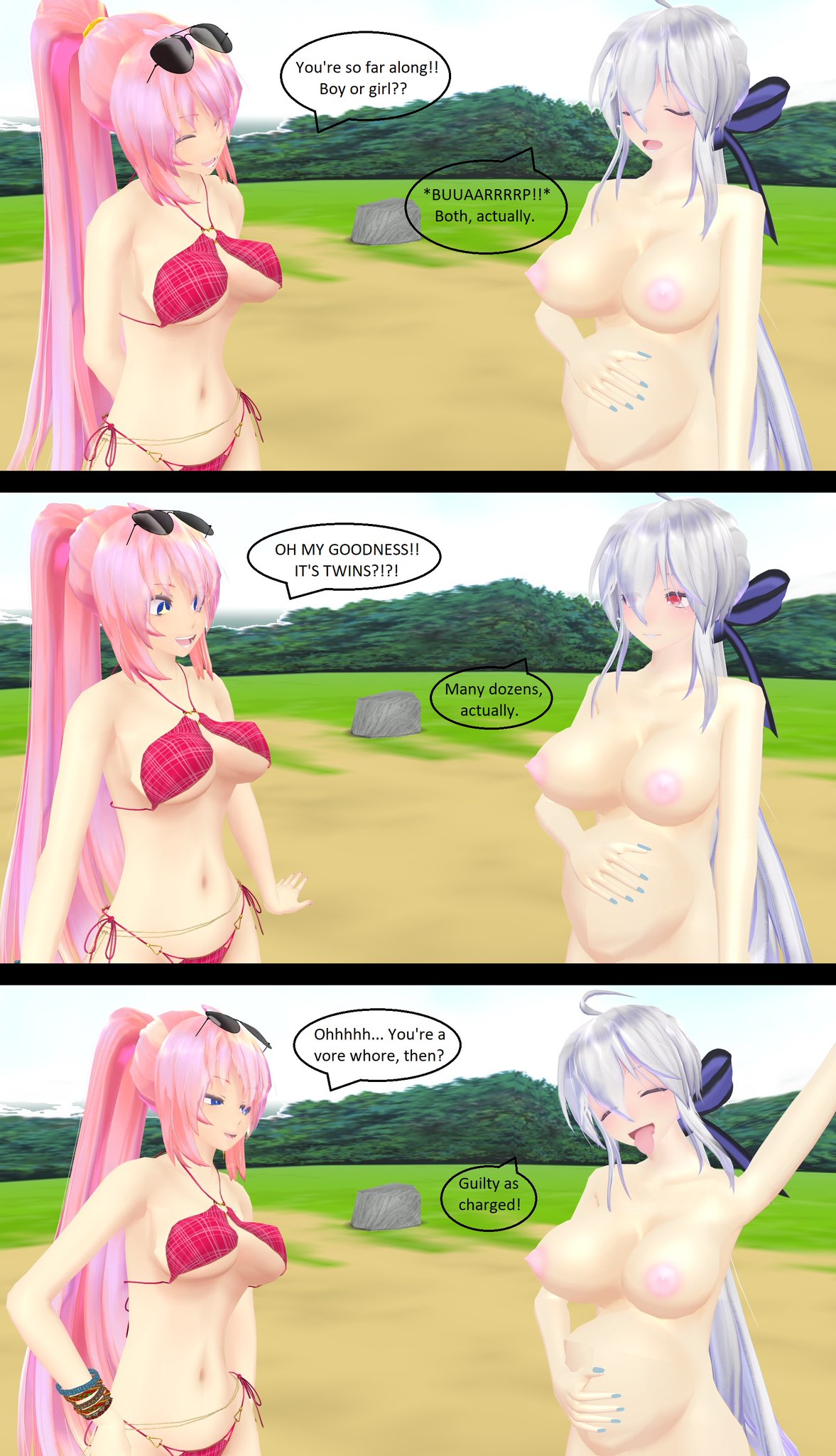 4 pic. In worlds where #vore is celebrated the way it ought to be, this conversation should happen often, imo. https://t.co/GgcLf3ihYk