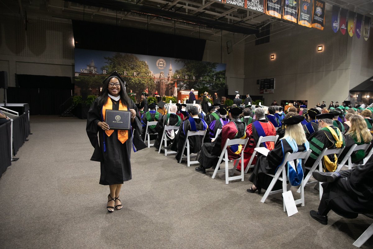 MercerYou's tweet photo. These graduates are just what the doctor ordered! Letโs hear a round of applause for the @mercersom #ClassOf2023, who were honored in Hawkins Arena this afternoon! #Mercer2023 https://t.co/Ty0a3aREeI