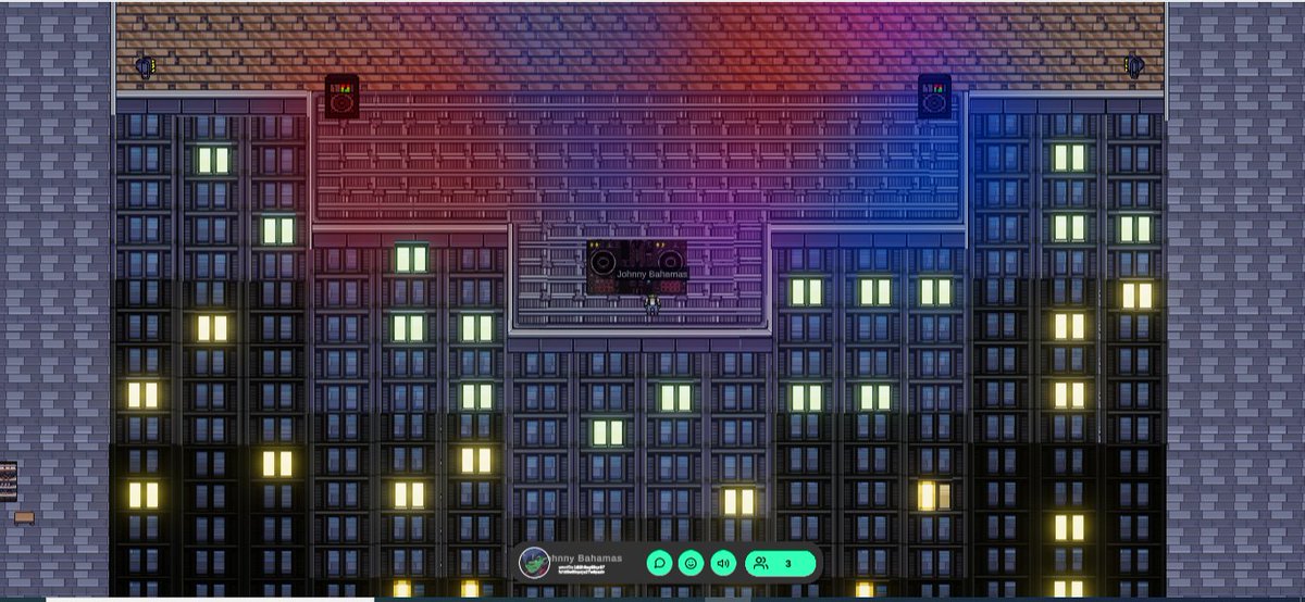 98Germano's tweet photo. To be a simple demo it's very fluid and the background music is wonderful and relaxing!
@theflixverse 
@Tardigrades_NFT 
Please... promise me that in the future we can interact with the dj console 🙏 https://t.co/tMyWHL6BSw