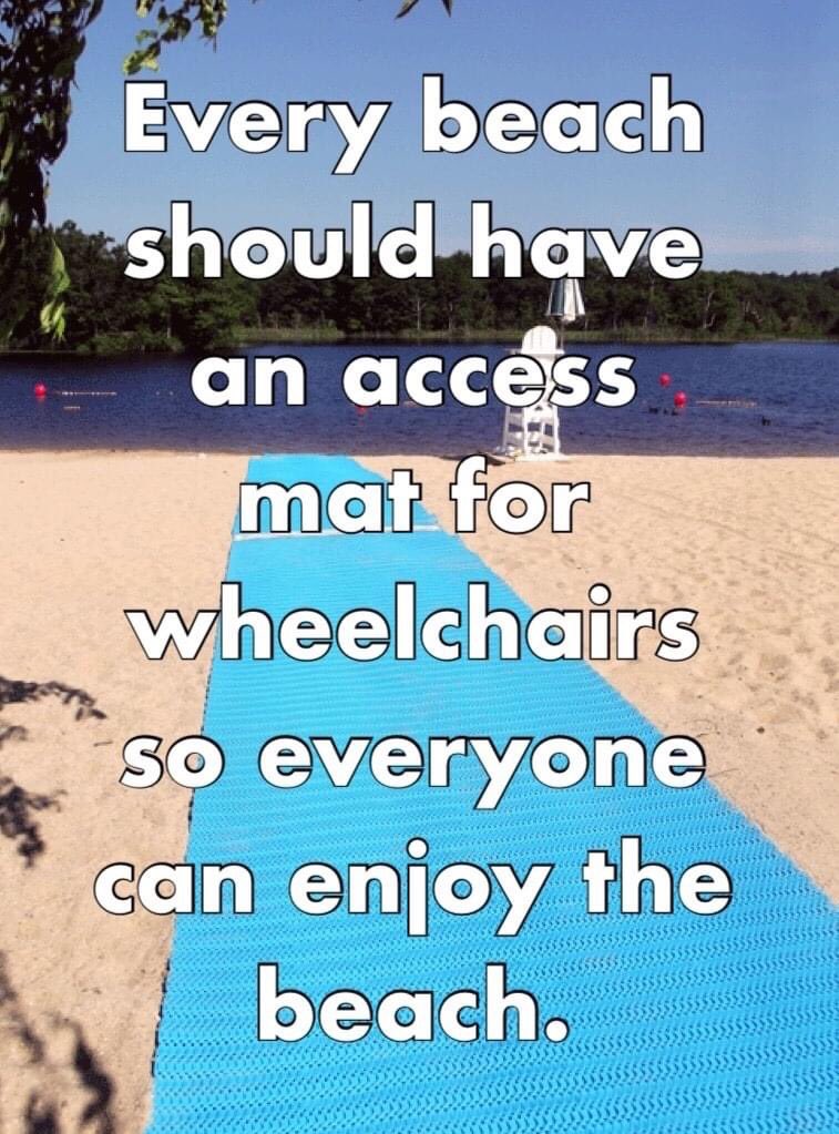 #disabilities #disabilty #disabled #specialneeds #wheelchair #electricwheelchairs #walkers #canes #nevergiveup #beach #beachmats #accessibility #DisabilityRights  #Equality