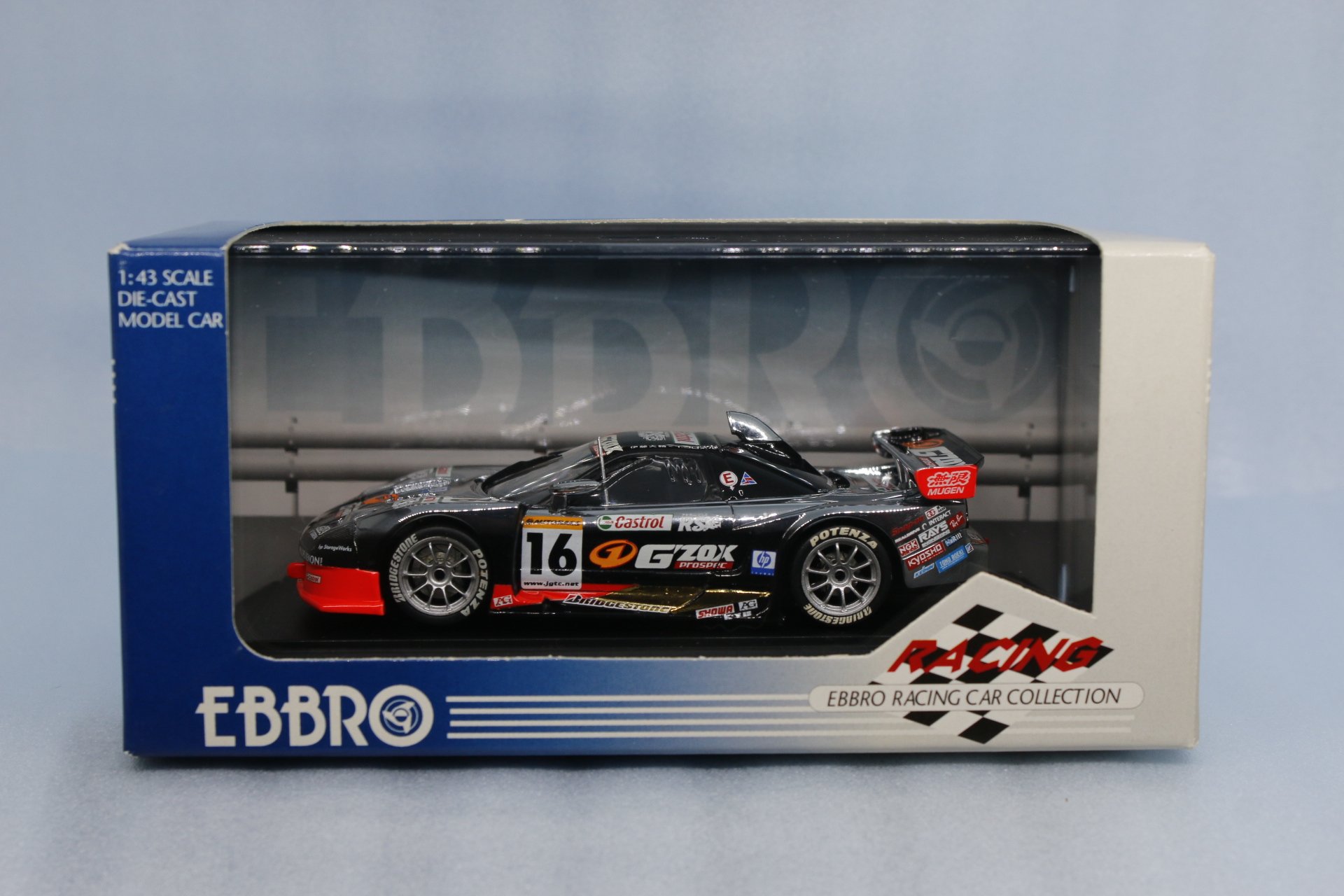 エブロ（絶版品）JGTC2003 G'ZOX 無限NSX 限定2640個