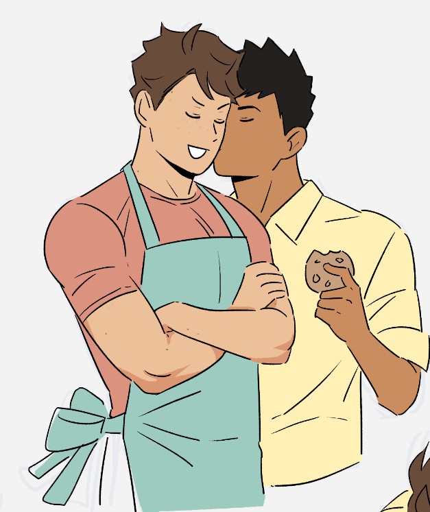 flunflun's tweet photo. baker oiks wip 👨‍🍳🍪 #iwaoi https://t.co/URRCv8tWnY