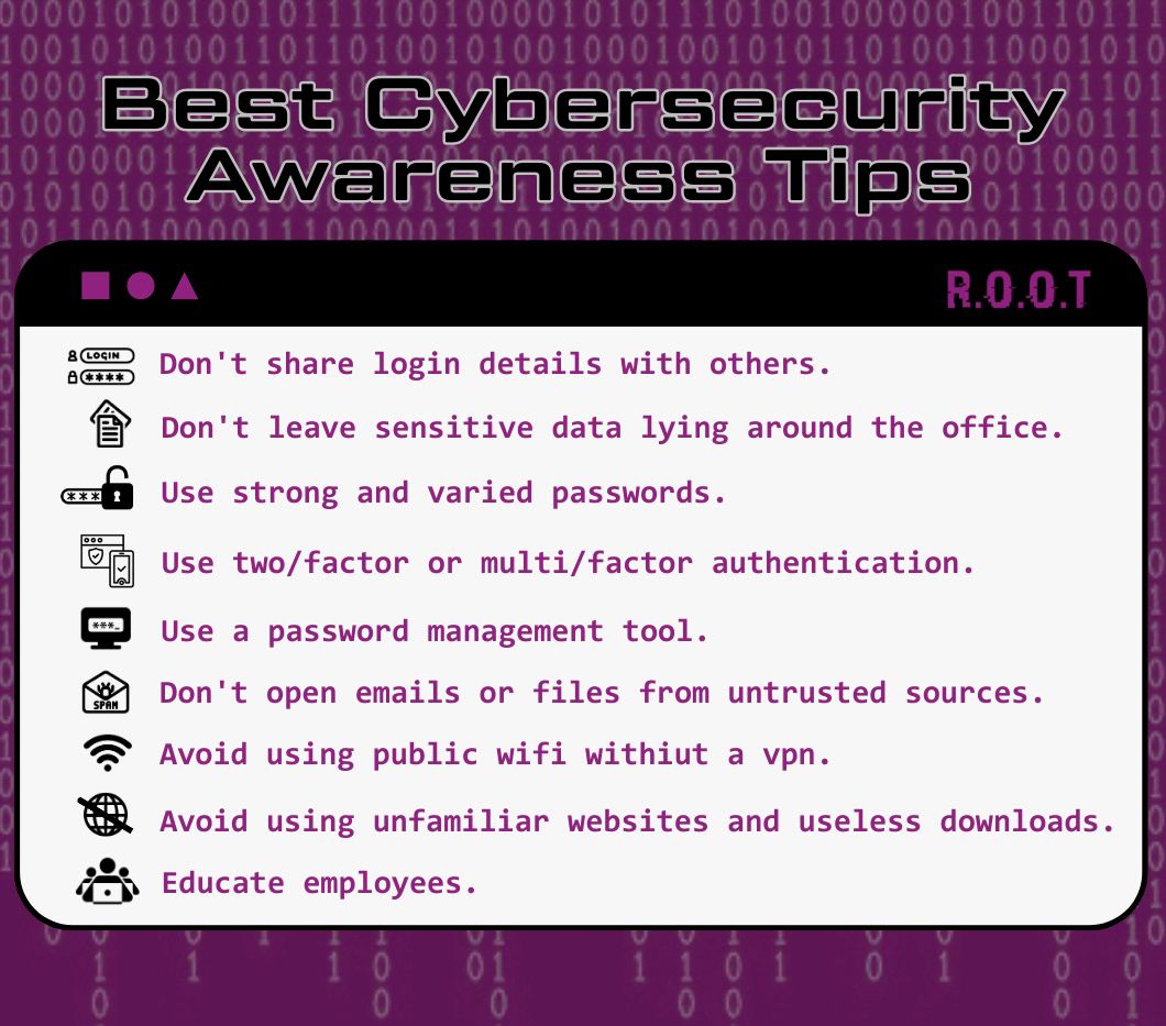 Best Cybersecurity Awareness Tips...

#cloudcomputing #cloud #technology #cybersecurity #aws #bigdata #devops #it #datacenter #azure #cloudstorage #linux #programming #software #tech #iot #cloudservices #coding #cloudsecurity #machinelearning #informationtechnology
