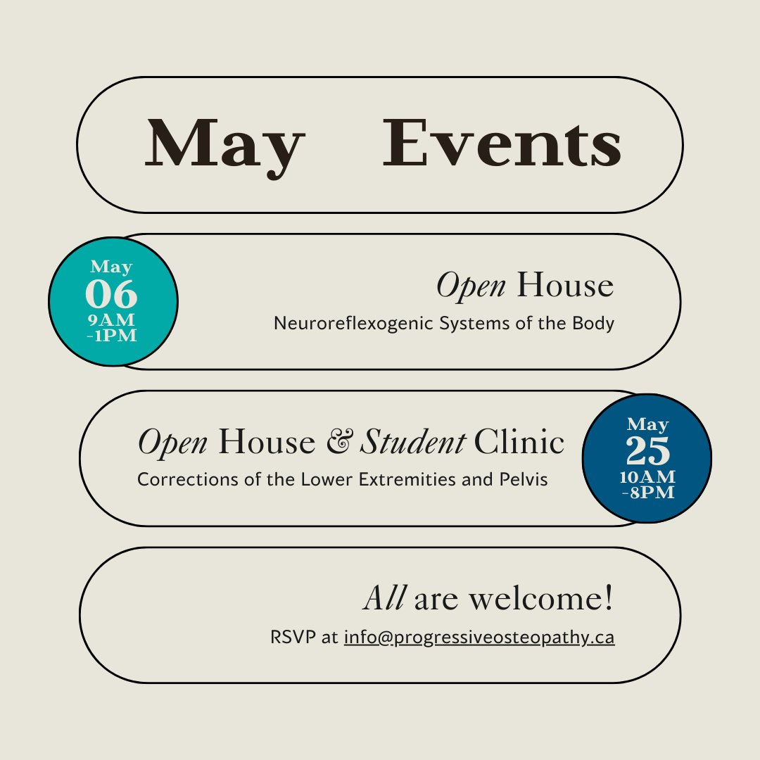 OsteoEducation's tweet photo. Missed today’s open house? No worries! Join us for our next campus event, coming up on Thurs, May 25! 🩻😄🫶🏻
#ProgressiveOsteopathy #OAoPO https://t.co/0Y3fI6pRtD