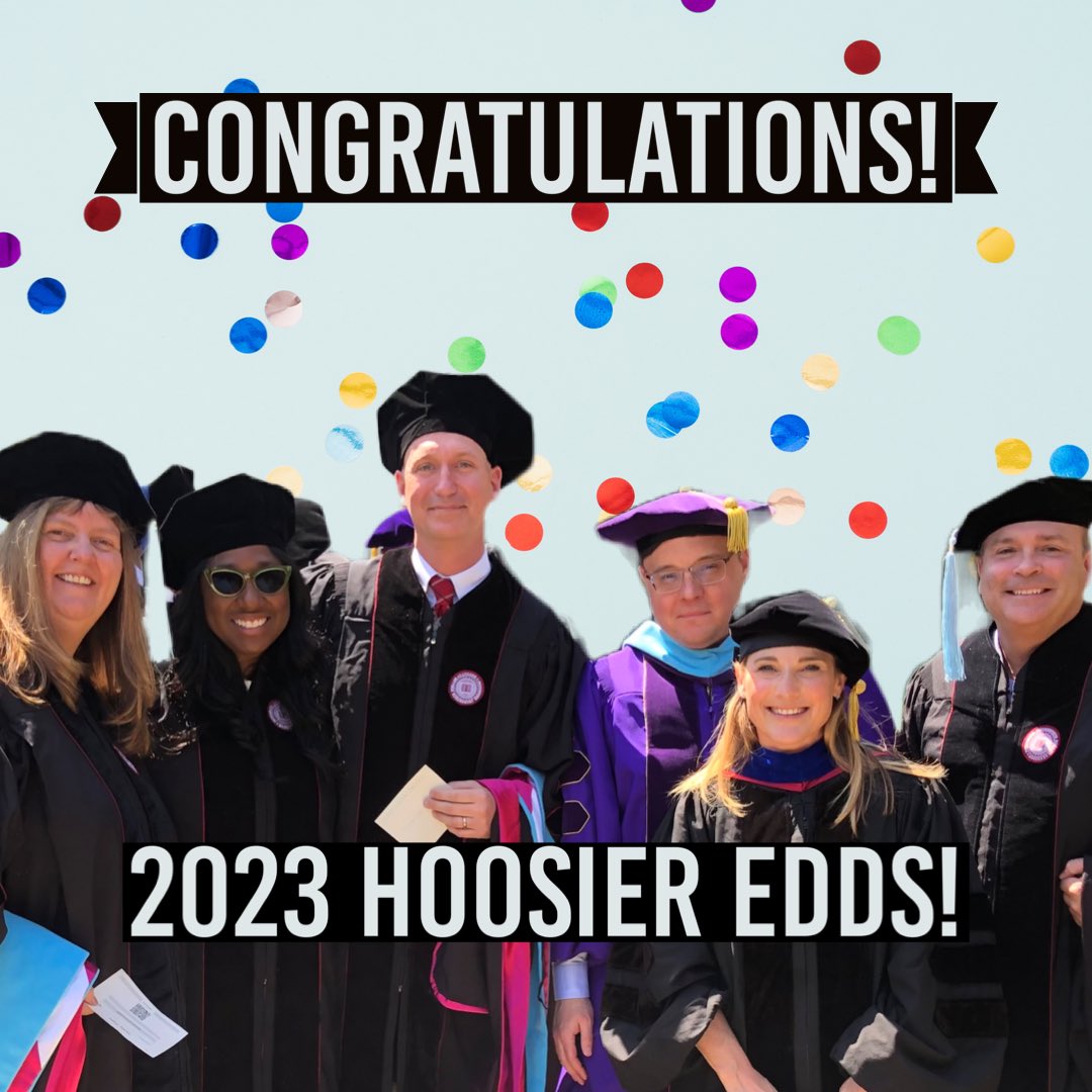 IU Ed Leadership (@iuedleaders) on Twitter photo Congratulations to our 2023 Hoosier EdDs! We are so proud of you and wish you the best as you continue in your professional pursuits. <a href="/IUSchoolofEd/">IU School of Education Bloomington</a> <a href="/IUBloomington/">IU Bloomington</a> @CPEDEdD <a href="/UCEA/">UCEA</a> <a href="/INPrincipals/">IASP</a> <a href="/msdwt/">Washington Township Schools</a> <a href="/EVSC1/">EVSC</a> <a href="/MCCSC_EDU/">Monroe County CSC</a> <a href="/IAPSS_ORG/">IAPSS</a> Congratulations to our 2023 Hoosier EdDs! We are so proud of you and wish you the best as you continue in your professional pursuits. <a href="/IUSchoolofEd/">IU School of Education Bloomington</a> <a href="/IUBloomington/">IU Bloomington</a> @CPEDEdD <a href="/UCEA/">UCEA</a> <a href="/INPrincipals/">IASP</a> <a href="/msdwt/">Washington Township Schools</a> <a href="/EVSC1/">EVSC</a> <a href="/MCCSC_EDU/">Monroe County CSC</a> <a href="/IAPSS_ORG/">IAPSS</a>