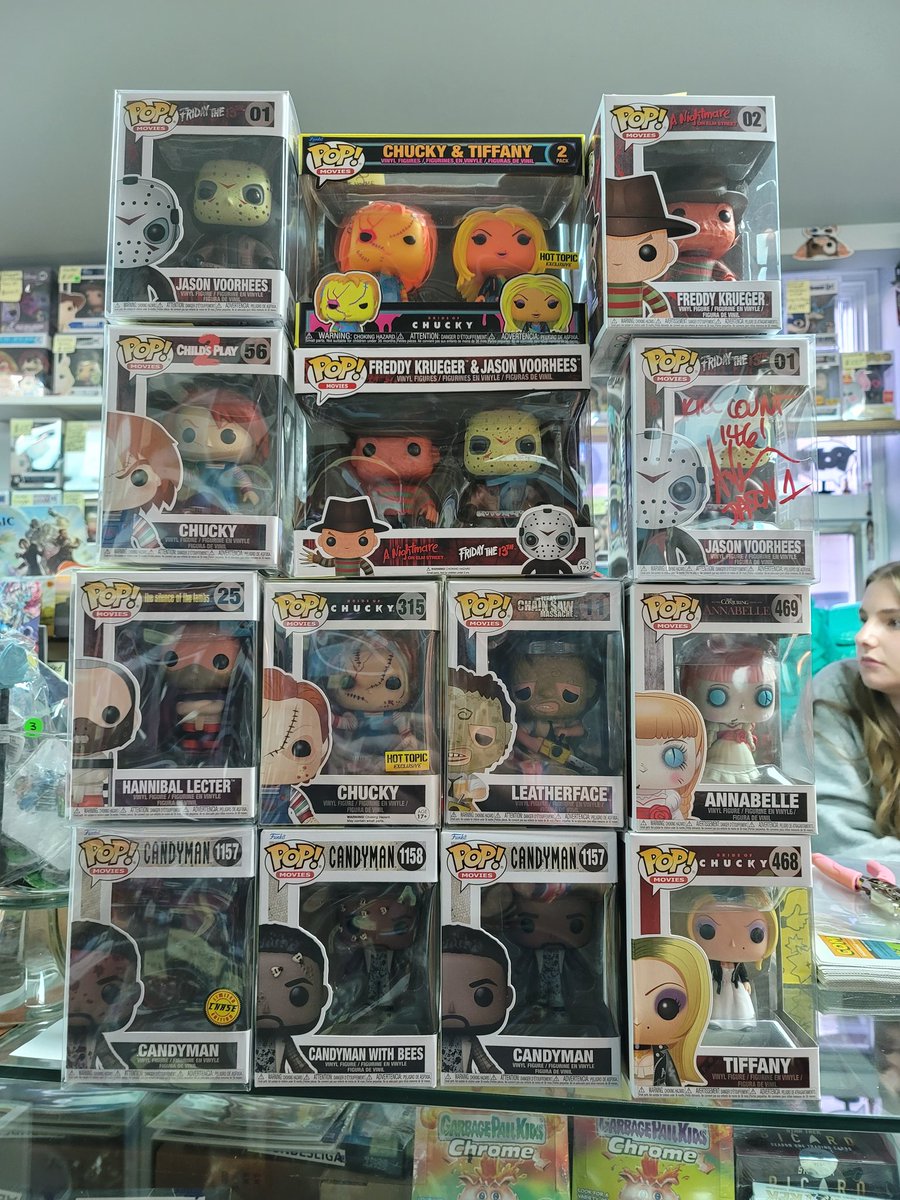 AlternateToys's tweet photo. New Collection Alert! Pt2

#newcollectionalert
#funko #funkopop #funkopops #pops #popvinyl #originalfunko #exclusivepops #vaulted #chasepop #popshop #pophunting #shopsmall #grails #horror #fridaythe13th #jasonvoorhees #nightmareonelmstreet #freddykrueger #chucky #candyman #chase https://t.co/jmJSilb0W3