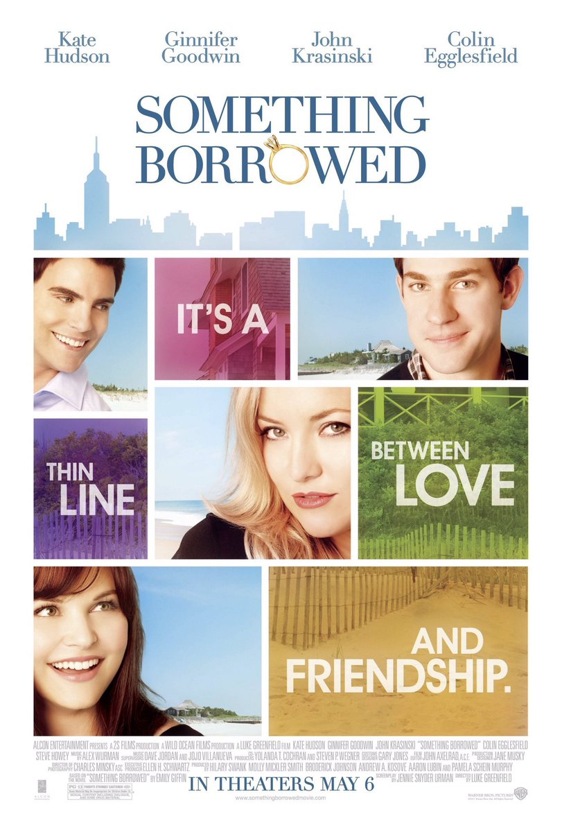 FilmNewsNos's tweet photo. 🎬MOVIE HISTORY: 12 years ago today, May 6, 2011, the movie ‘Something Borrowed’ opened in theaters!

#GinnferGoodwin #KateHudson #ColinEgglesfield #JohnKrasinski #SteveHowey #AshleyWilliams #GeoffPierson #JillEikenberry #LukeGreenfield @emilygiffin https://t.co/2G9IxrUN0F