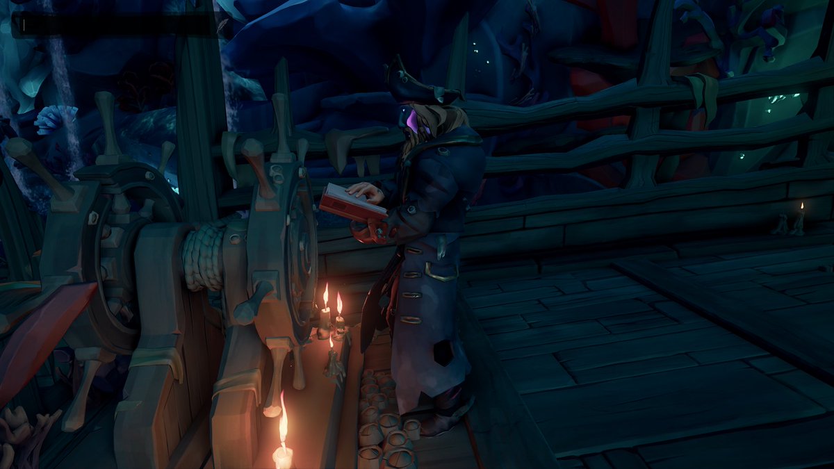 Captainhound8's tweet photo. I rewritten Captain Hounds origin story and how it truly began from a little help from @PeglegPatch 

Only one problem can’t think of a Title or cover of it can you please help me out if you can. #SeaOfThieves #BeMorePirate #helllp https://t.co/JaLg3hEzsJ